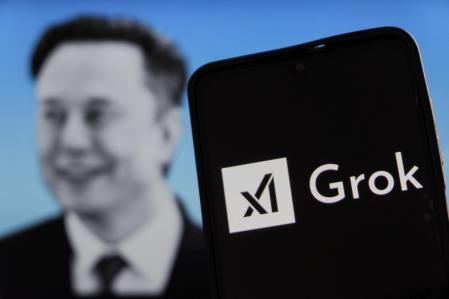 Ilustración de AI Grok 