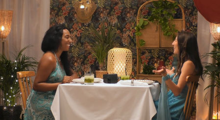 Sirey y Verónica en 'First Dates'