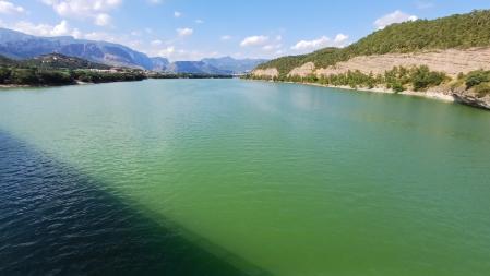 Embalse de Rialb, al 90%.