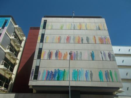 Mural '40º 17' 03.6''N 3º 48' 00.3''W'.