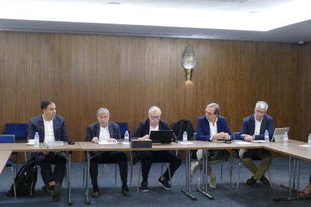 Imed Laiti (Expert Medical Opinion Morocco), junto a  Pedro Nueno, Manel Pérez, Josep Maria  Romances y Jordi Cebrián