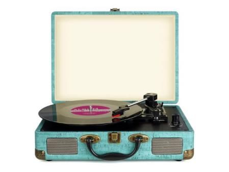 Tocadiscos Bluetooth de 3 velocidades