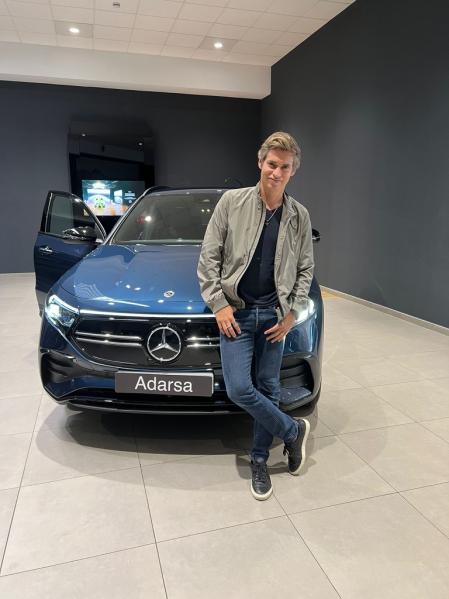 Uno de los coches que conduce Carlos Baute es este Mercedes-Benz EQA eléctrico