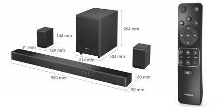 Dimensiones compactas, todo inalámbrico y con mando a distancia incluido