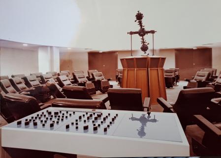 Planetario original del Museu de la Ciència.