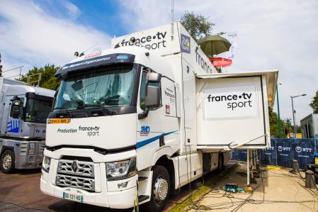 Una de les unitats mòbils de la realització de France Télévisions