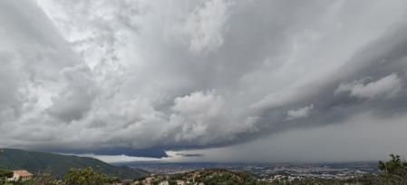 Tormenta de verano vista desde Sant Fost de Campsentelles.