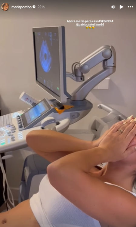 María Pombo, víctima de una broma