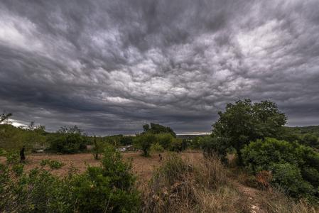 Cielo de estratocúmulos en Sant Quintí de Mediona.
