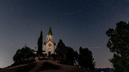 Cielo estrellado en Manlleu, en Osona.