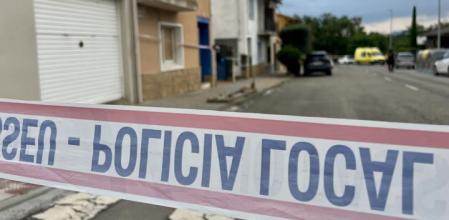 Precinto policial en la calle donde se produjeron los hechos 
