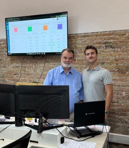 La experiencia de Toni ha sido de gran ayuda en la fundación de la empresa que Arnau lidera.