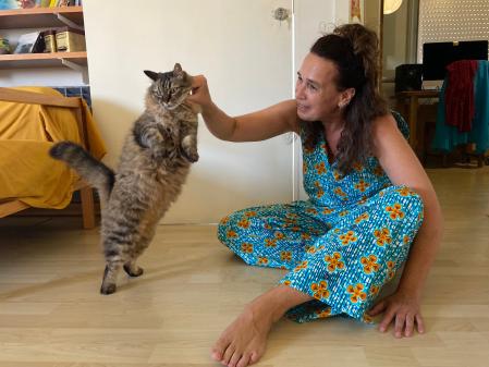 Daniela Wick y Shanti. 