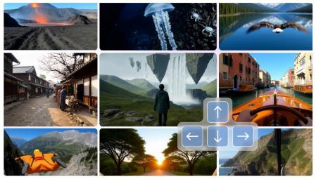 Imágenes de los mundos interactivos generados por Genie 3.