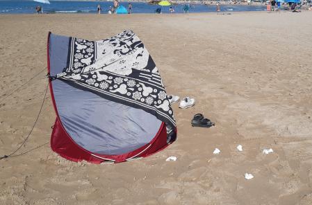 Incivismo en las playas.