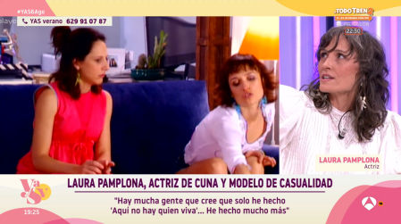 Laura Pamplona: “Mi personaje me encantaba. Fue una cosa muy importante para todos los que estábamos ahí y nadie nos dimos cuenta de lo importante que era”.