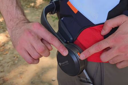 El exoesqueleto Hypershell se enciende a través de la articulación.