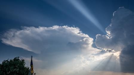 Cumulonimbus en evolución.