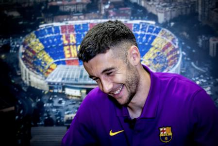 Joan Garcia durante la entrevista con 'Guyana Guardian'