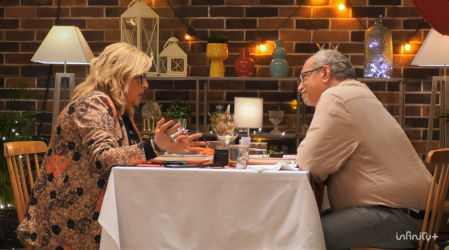 Pilar y Rafa en 'First Dates'
