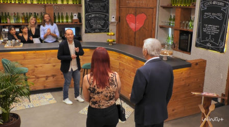 Marta y Salvi en 'First Dates'