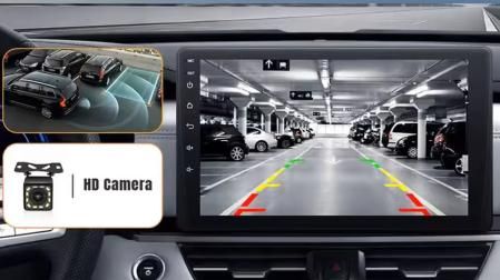 Vista trasera con la cámara.