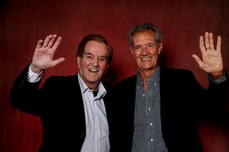 Los integrantes del Dúo Dinámico, Manuel de la Calva (i) y Ramón Arcusa (d), siempre fueron muy amigos de Julio Iglesias, para quien también compusieron varios temas.
