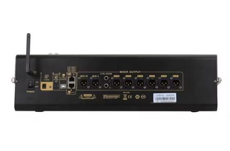 Conexiones de la mesa mezcladora.