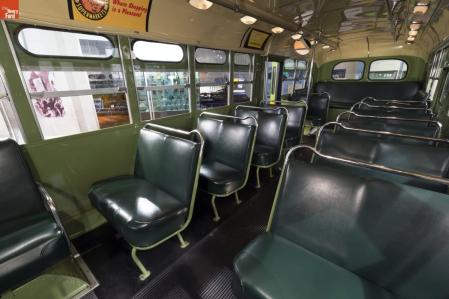 Interior del autobús urbano de Montgomery donde ocurrieron los hechos&nbsp;