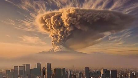 Tokio crea un vídeo con IA para simular una erupción del Fuji