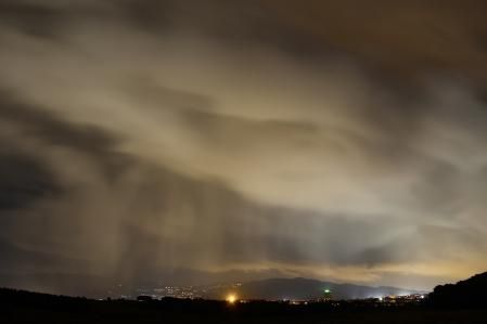 Supercélula en el Parc Agrari del Vallès.