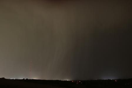 Supercélula en el Parc Agrari del Vallès.