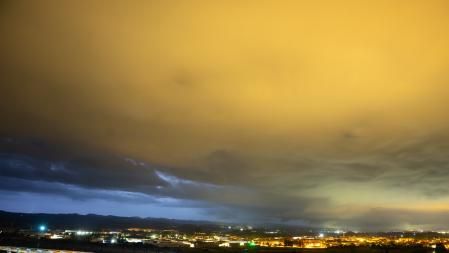 Tormenta de medianoche en Manlleu.