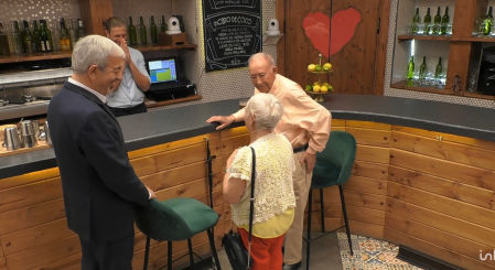 Pablo y Josefina en 'First Dates'