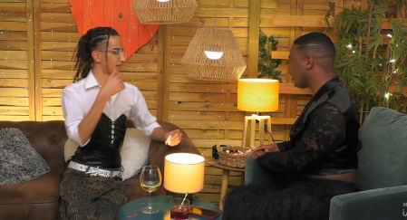 Jourdan Daniel y David en 'First Dates'