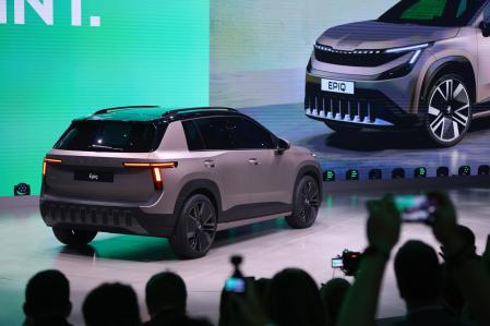 El Skoda Epiq es un prototipo de SUV crossover eléctrico ( Krisztian Hocs / Bloomberg)<br>