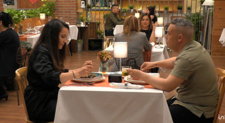 Judith y Alberto en 'First Dates'