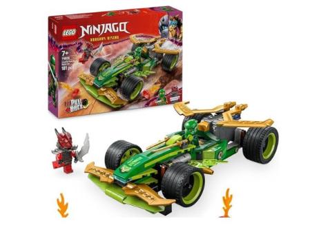 LEGO Ninjago - Coche de carreras con motor de carga manual de Lloyd