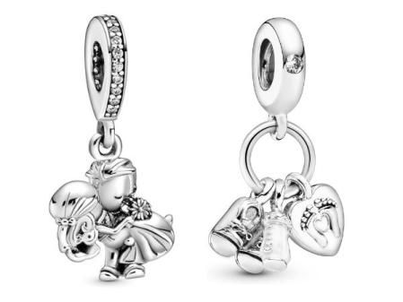 Charms de Pandora con referencias al amor y a la familia