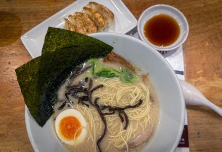Ramen servido en uno de los locales de Japón
