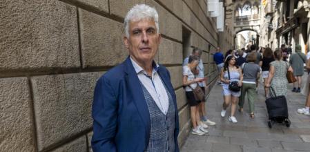 Jose Antonio Donaire, ayer en la calle del Bisbe (Mané Espinosa)