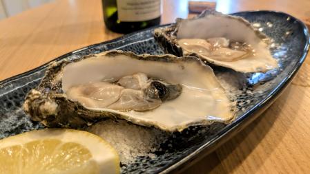 Ostras de Cariño al natural