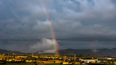 Arco iris en Manlleu.