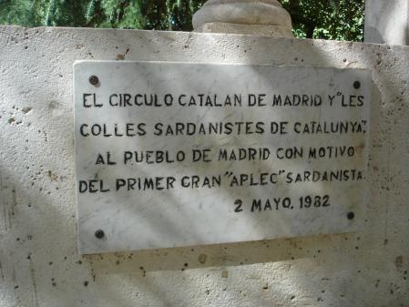 La sardana en El Retiro.