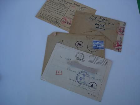 Cartas de combatientes de la División Azul.