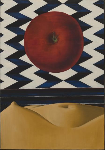 ‘Sin título’, 1971. Luchita Hurtado, óleo sobre lienzo