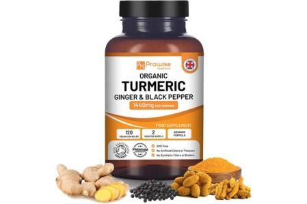 PH PROWISE Healthcare, curcumina 1440 mg con pimienta negra y jengibre