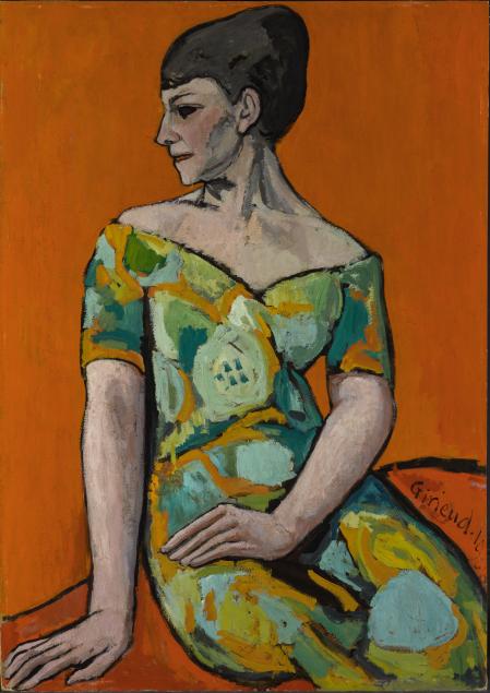 ‘Retrato de la pintora Émilie Charmy’, 1908. Pierre Girieud. Charmy fue muy probablemente la persona que escondió a Weill de los nazis durante la ocupación, en su taller de pintura