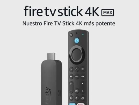 Amazon Fire TV Stick 4K Max (Última generación), Dispositivo de streaming compatible con Wi-Fi 6E y fondo ambiental