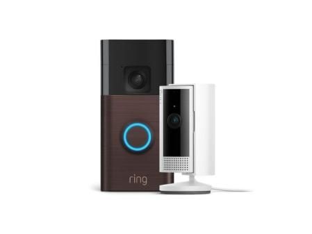 Ring videotimbre con batería (Battery Video Doorbell) + Cámara interior